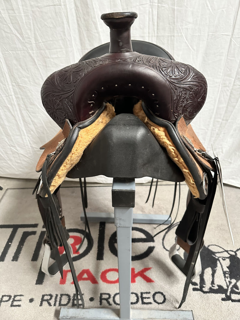 Load image into Gallery viewer, Used (Like New) Circle Y Creedmore Flex2 Trail Saddle 15"
