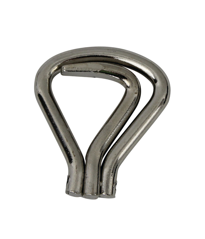 Load image into Gallery viewer, Nickel Plated Formed Wire Folding Hoof Pick
