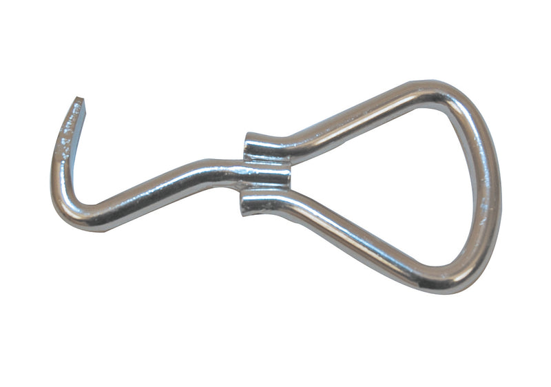 Load image into Gallery viewer, Nickel Plated Formed Wire Folding Hoof Pick
