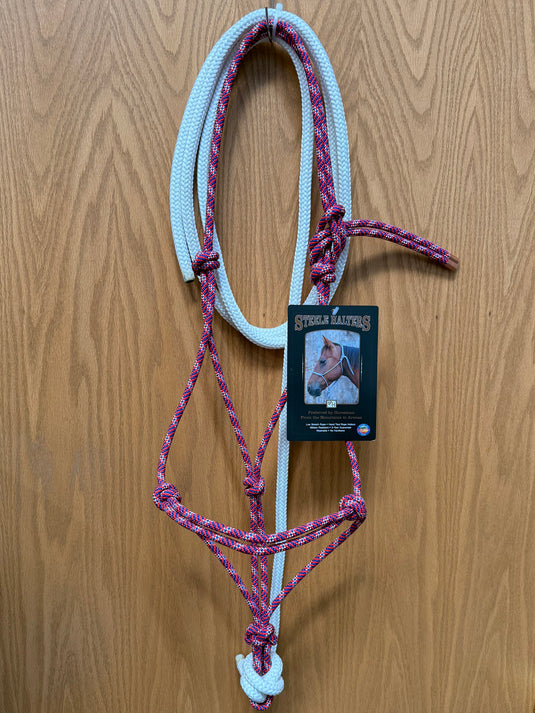 Steele Rope Halter with 10' Lead - Standard Horse