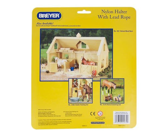 Breyer Hot Colored Nylon Halter with Lead Rope