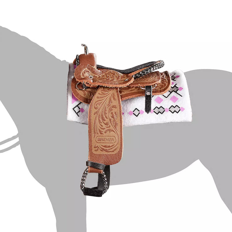 Load image into Gallery viewer, Breyer Cimarron Western Pleasure Saddle
