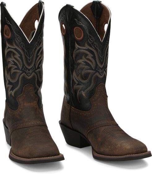 Justin 13" Rolliker Square Toe Boot - Tan