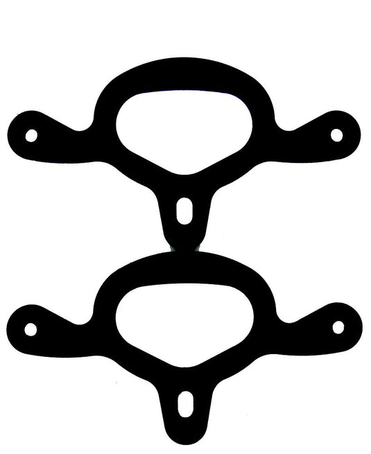 Rubber Spur Tie Downs - Black