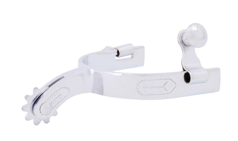 Load image into Gallery viewer, Partrade Cowboy Tack Western Engraved Spurs - Youth
