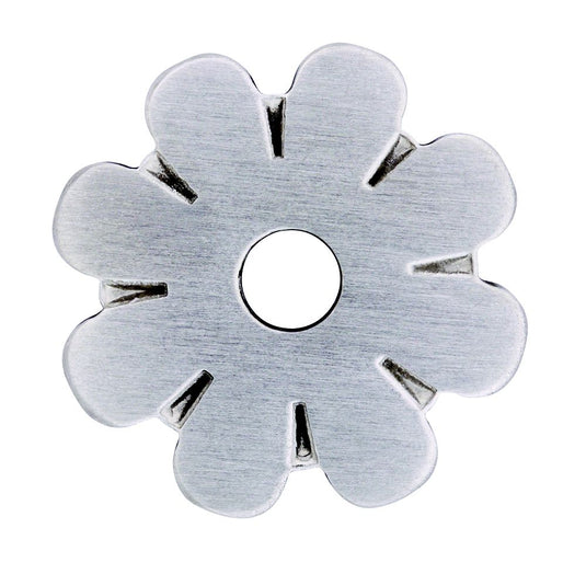 Stainless Steel Brushed Rosebud 8 Point Rowel - SINGLE - 1
