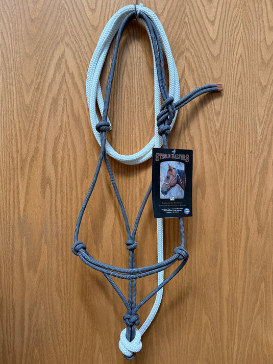 Steele Rope Halter with 10' Lead - Standard Horse