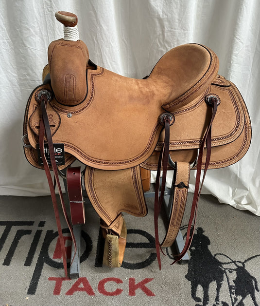 Triple R Modified Association Rancher Saddle 15.5