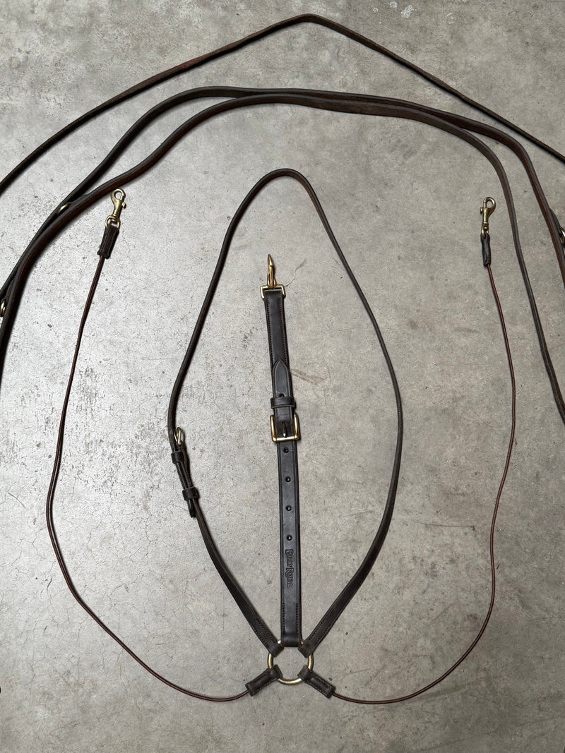 Load image into Gallery viewer, Used Billy Royal German Martingale - Single Rein &amp; Split Reins
