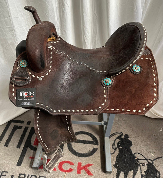 Used Tomahawk Saddlery Barrel Saddle 16"