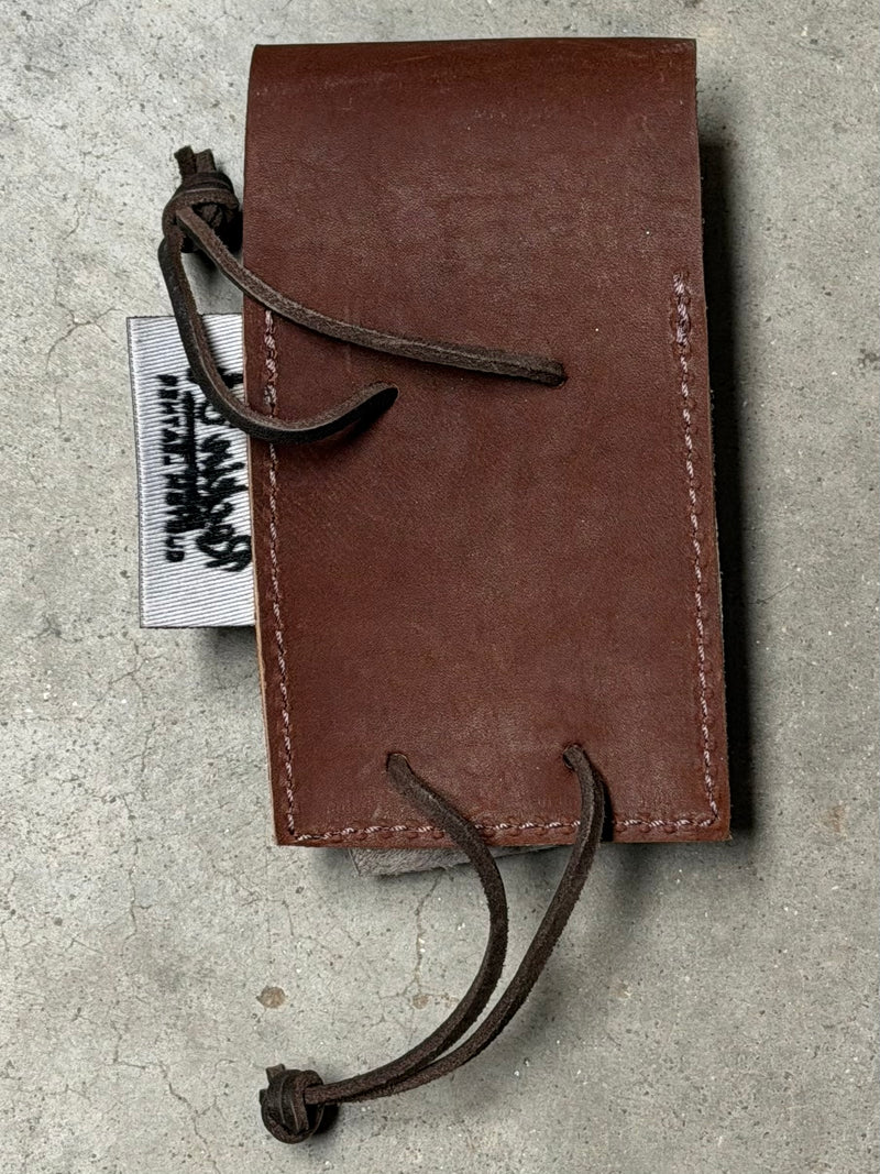 Load image into Gallery viewer, Used Rockin’ A Custom Leather Powder Holder - Acid Washed Cowhide
