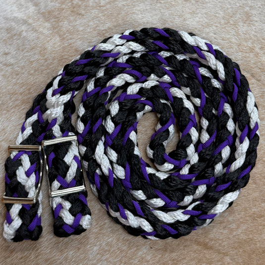 Gale Beebe Round Braided Barrel Reins