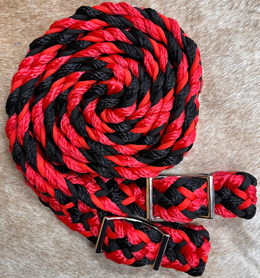 Gale Beebe 9 Plait Flat Braided Barrel Reins