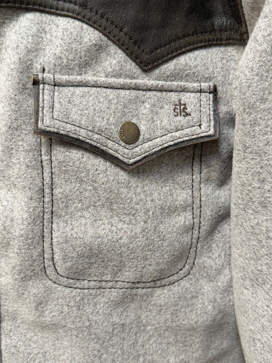 STS Mens Wacey Wool Jacket - Heather Gray