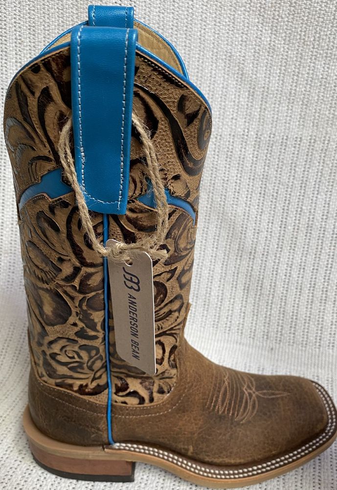 Load image into Gallery viewer, Anderson Bean 12" Jesse James Bison DB Toe Boot - Coffee
