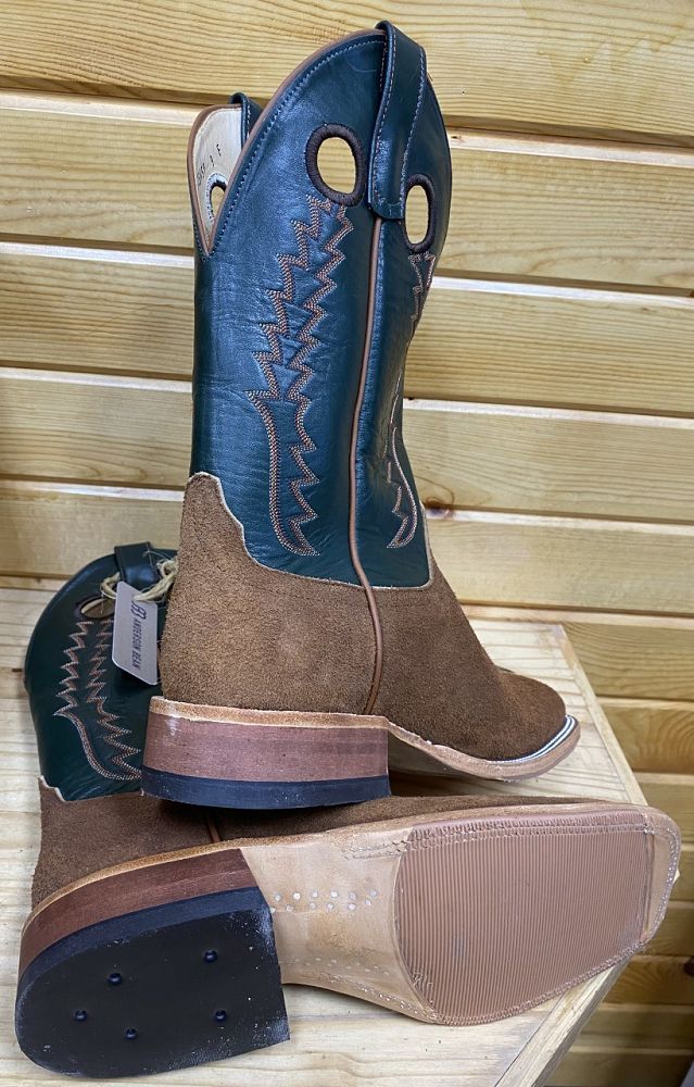 Load image into Gallery viewer, Anderson Bean 12"  Latte DB Toe Boot - Bacon Seude
