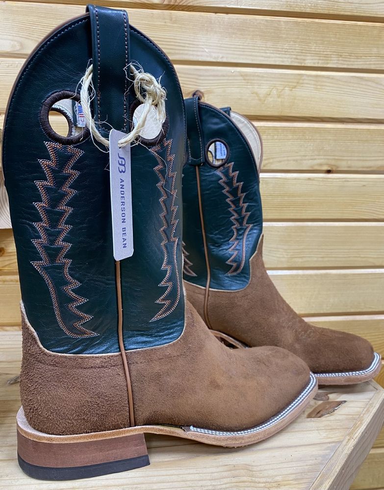 Load image into Gallery viewer, Anderson Bean 12"  Latte DB Toe Boot - Bacon Seude
