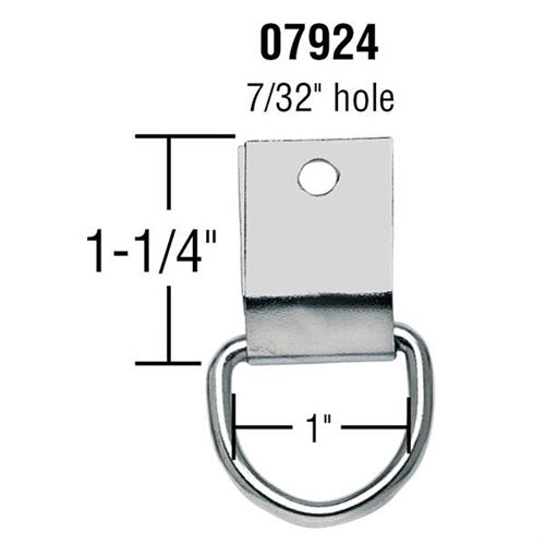 Pleasure Saddle D-Ring with Clip - 1