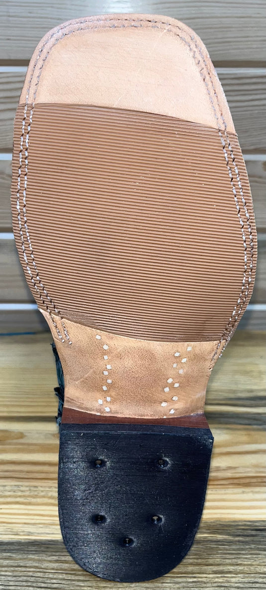 Anderson Bean 12" Big Bass DB Toe Boot - Gray/Red