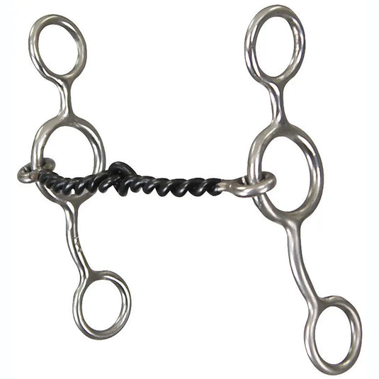 Reinsman Junior Cow Horse Small Twisted Wire Snaffle Bit