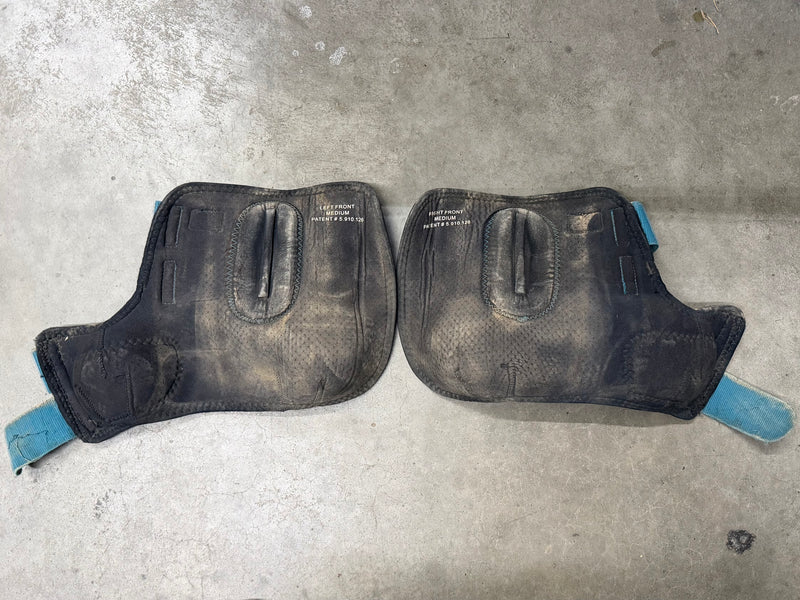 Load image into Gallery viewer, Used CE Legacy Protective Boots - Teal - Medium - Front
