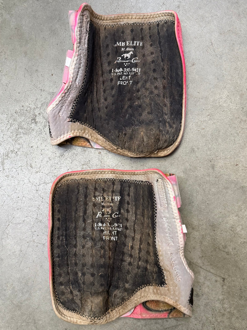 Load image into Gallery viewer, Used Custom PC VenTECH SMB Elite Protective Boots - Pink - Medium - Front
