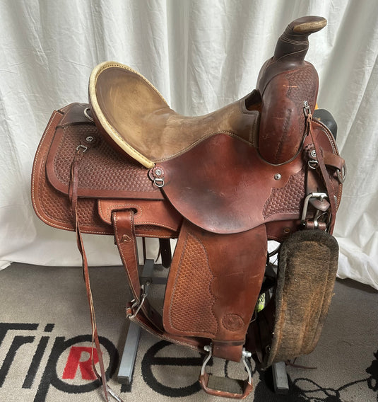 Used Circle Y All Around Saddle 15"