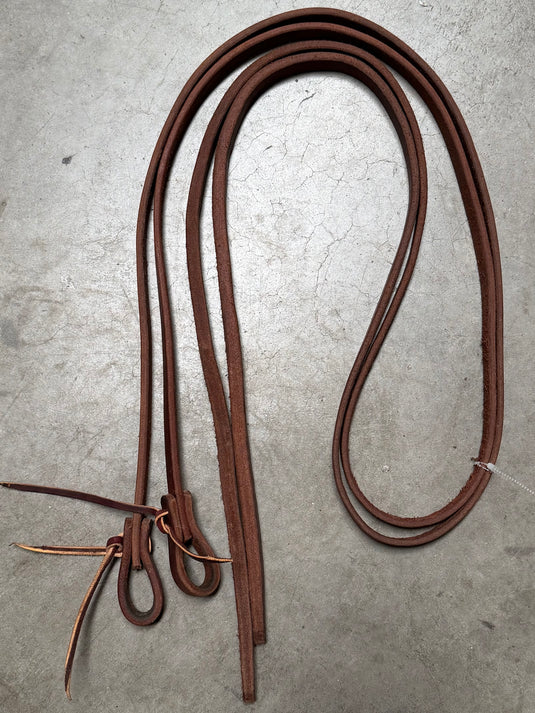 Used Heavy Harness Split Reins with Weighted Ends