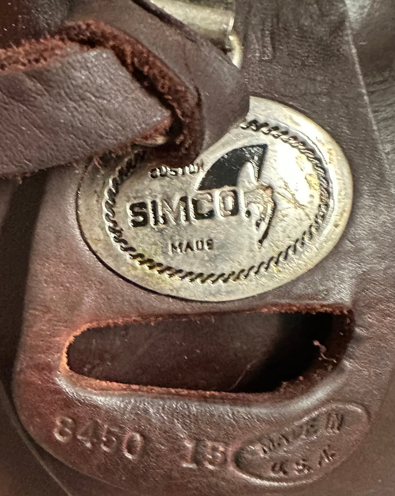 Load image into Gallery viewer, Used Simco Trail Saddle 15"
