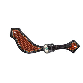 Professional's Choice Basket Line Spur Straps - Feather Buckle