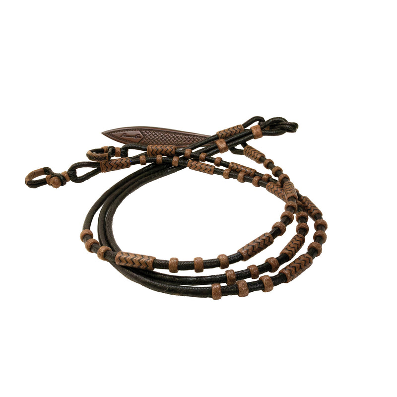 Load image into Gallery viewer, Professional's Choice Rawhide Romal Reins
