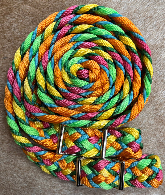 Gale Beebe 9 Plait Flat Braided Barrel Reins