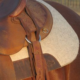 5 Star Contour The Barrel Racer Pad Round Skirt Natural - 30