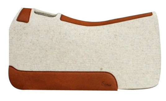 5 Star Contour The Barrel Racer Pad Square Skirt Natural - 30