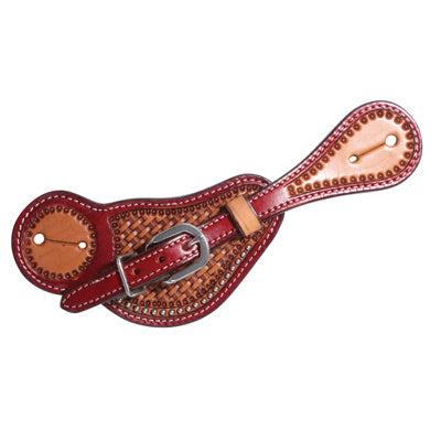 Professional's Choice Basketweave Dotted Buckaroo Spur Straps