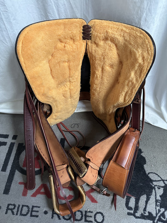 Triple R Modified Association Rancher Saddle 14.5"