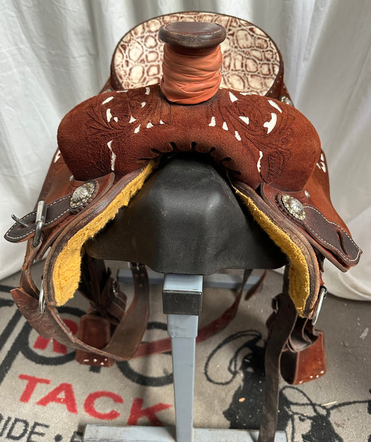 Used Teskey's Saddles Trophy Team Roper 14.5"