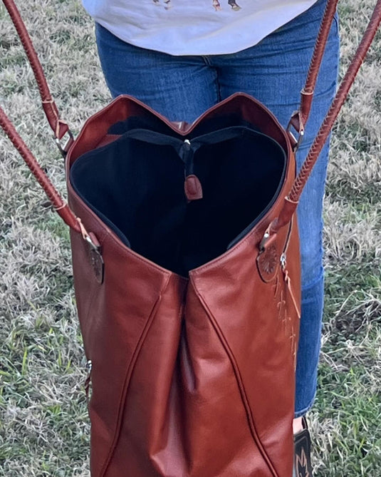 Victoria Rafter T Rafter T Concealed Carry Carry-All Bag with Braided Handle – Triple R Tack