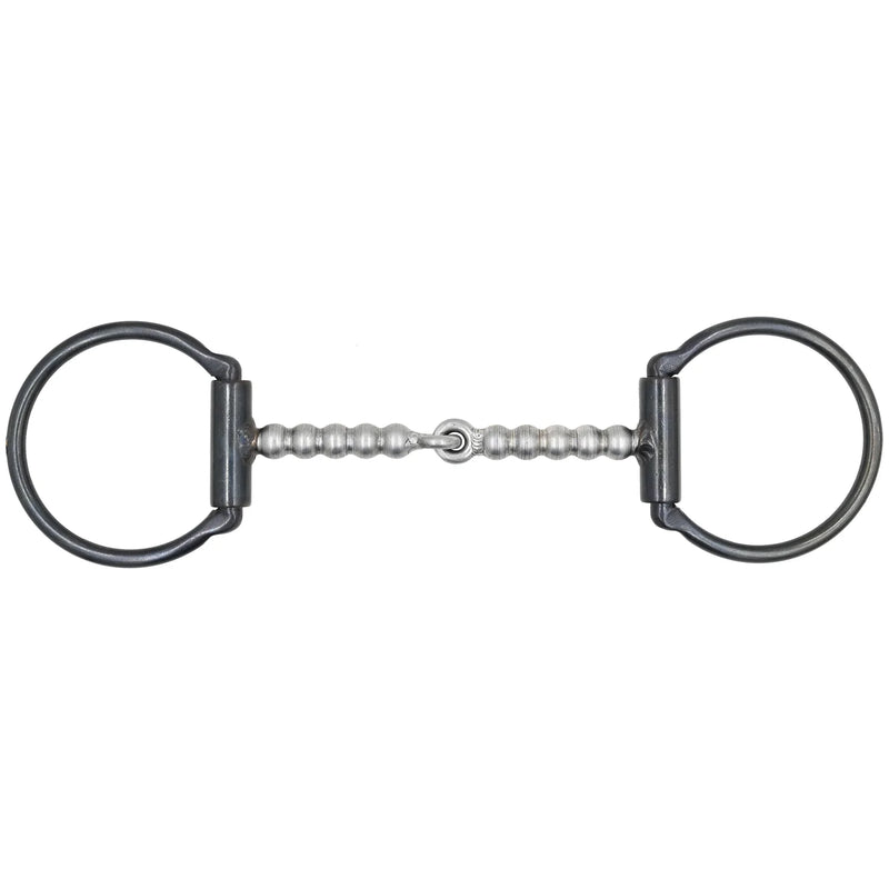Load image into Gallery viewer, Dutton D-Ring Ball Bearing Snaffle Bit
