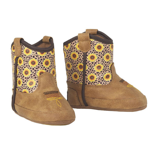Sunnie Baby Bucker Boot - Brown/Sunflower