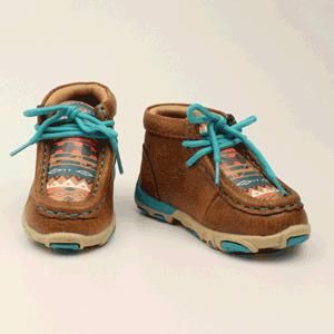 Landry Toddler Shoe - Brown/Aztec
