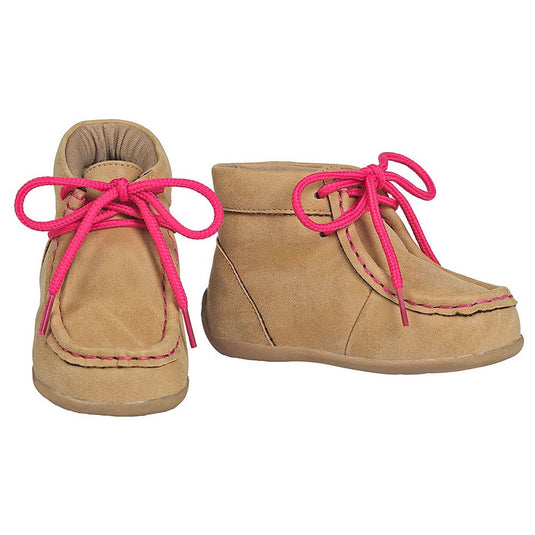 Reagan Shoe - Tan/Pink