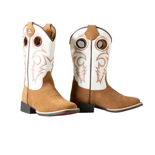 Trey Boot - Brown/White