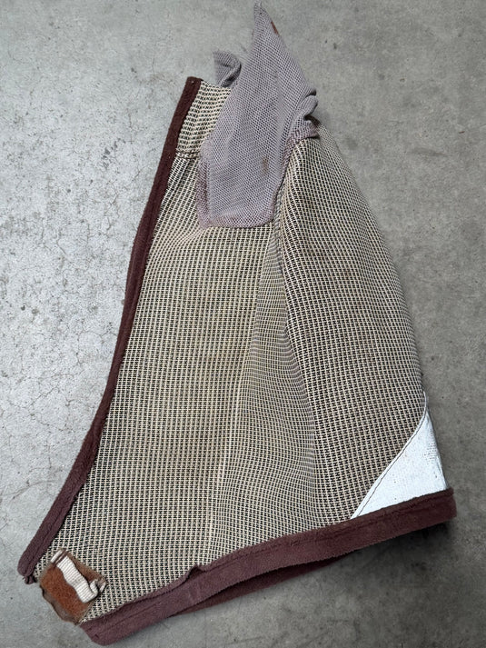 Used Fly Mask with Ears - Tan/Brown
