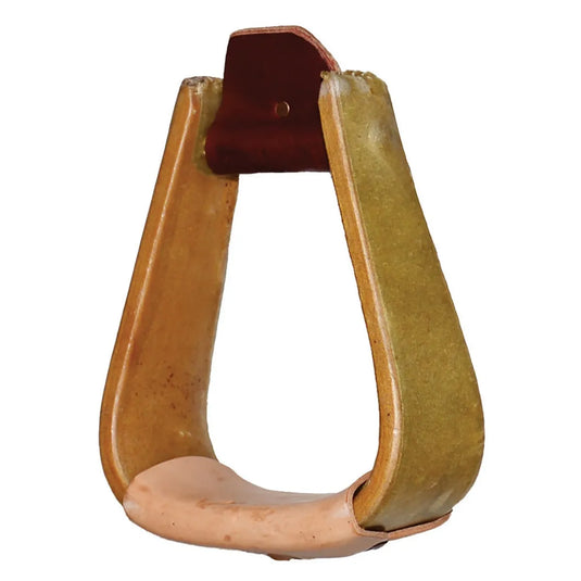 Circle Y Oversized Rawhide Roper Stirrups