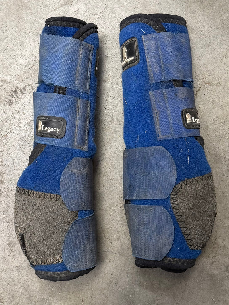 Load image into Gallery viewer, Used CE Legacy Protective Boots - Blue - Front - Medium
