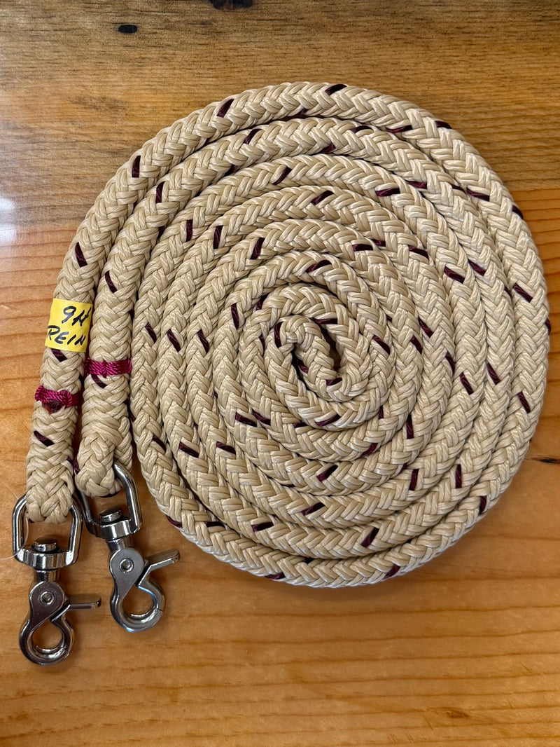 Load image into Gallery viewer, Brute Roping Rein 3/8" X 9'

