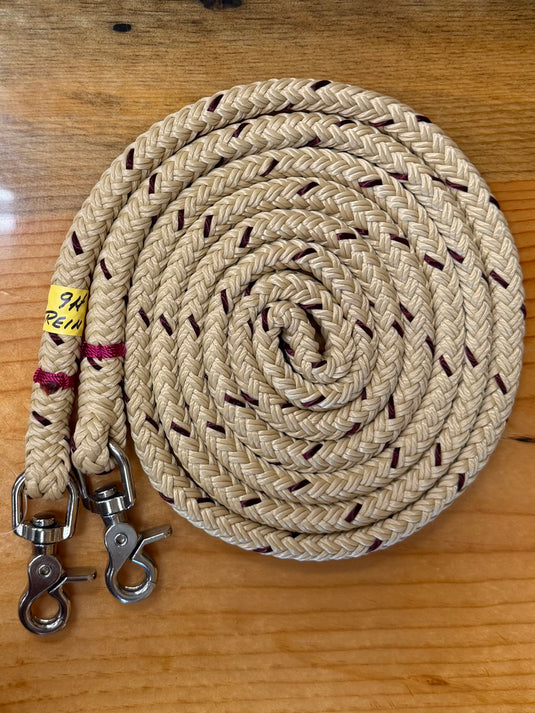 Brute Roping Rein 3/8" X 9'