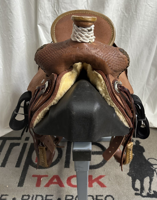 Triple R Kid Modified Association Rancher Saddle 12"