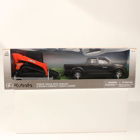 Kubota Pickup Truck with Trailer & Compact Track Loader